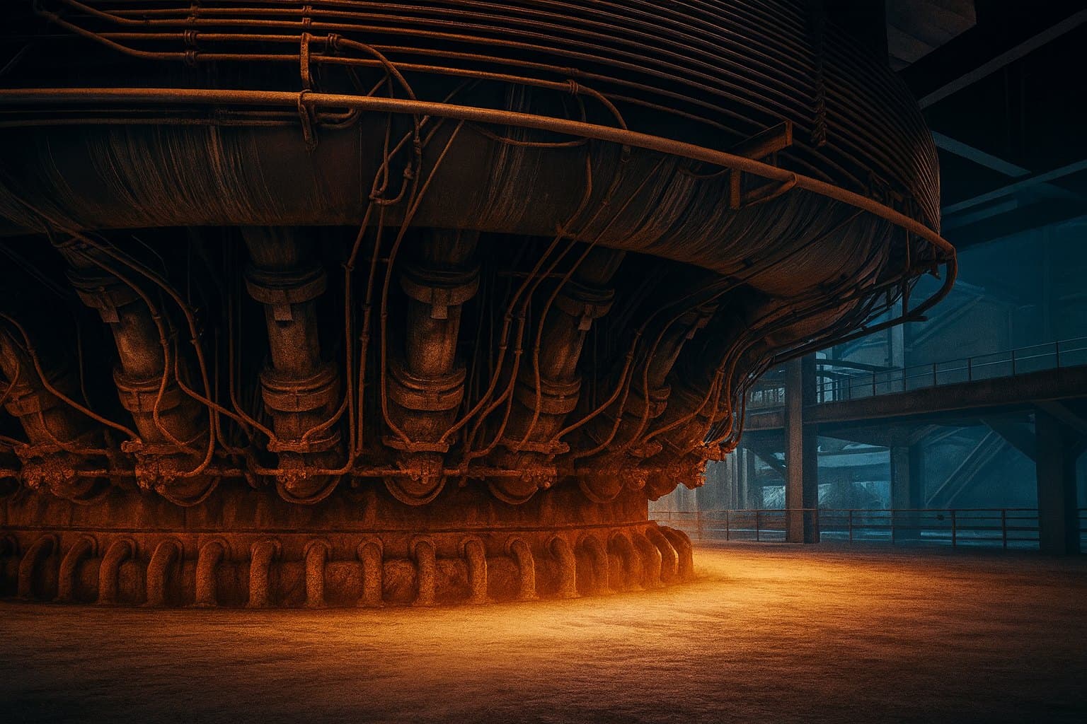 Tuyere ring of a blast furnace